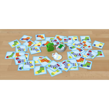 Mitbringspiele-Set, 2x4 beliebte Reise-Kinderspiele, ab 3 Jahren