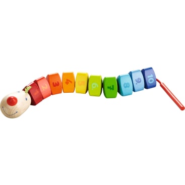 Fädelspielzeug Zahlen-Drache