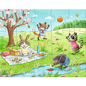 Puzzles Jahreszeiten