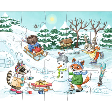 Puzzles Jahreszeiten