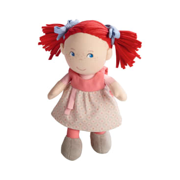 Kuschelpuppe Mirli, 20 cm große Stoffpuppe