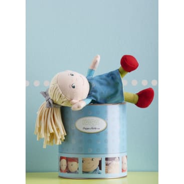 Kuschelpuppe Mirle, 20 cm große Stoffpuppe