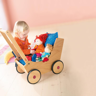 Puppenwagen Natur