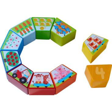 Legespiel Zahlen-Bauernhof