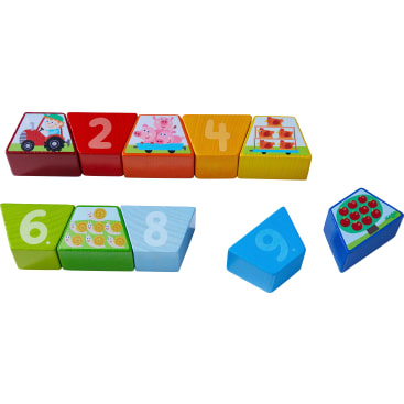 Legespiel Zahlen-Bauernhof