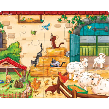 Puzzles Bauernhoftiere