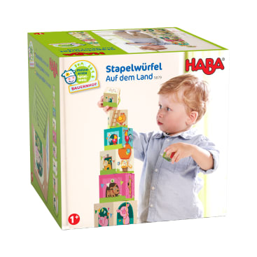 Stapelwürfel Auf dem Land