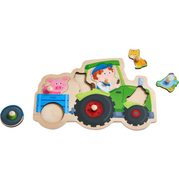 Greifpuzzle Lustige Traktorfahrt