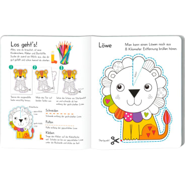 Kreativ Kids - Erste Bastelübungen - Malen, schneiden, kleben