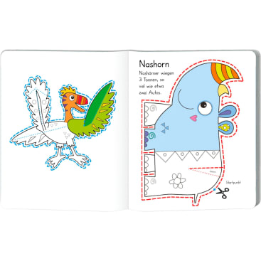 Kreativ Kids - Erste Bastelübungen - Malen, schneiden, kleben