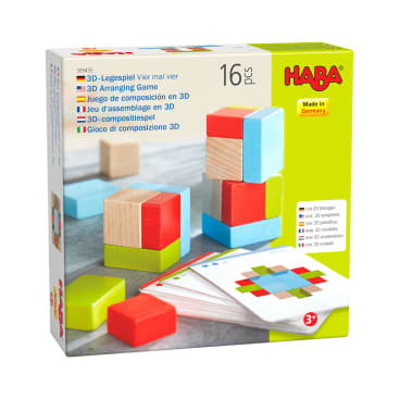 3D-Legespiel Vier mal vier