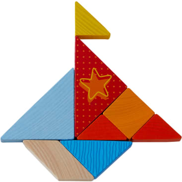 Legespiel Bunter Tangram-Mix