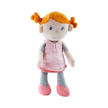 Kuschelpuppe Juna, 29 cm große Stoffpuppe
