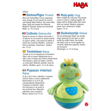 Stehauffigur Frosch