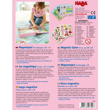 Magnetspiel-Box Anziehpuppe Lilli