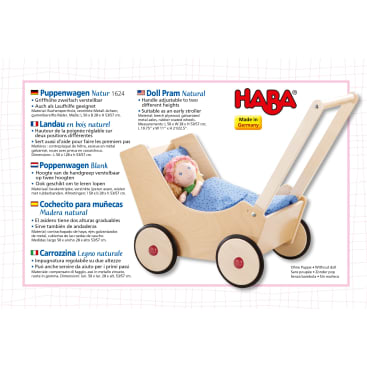 Puppenwagen Natur