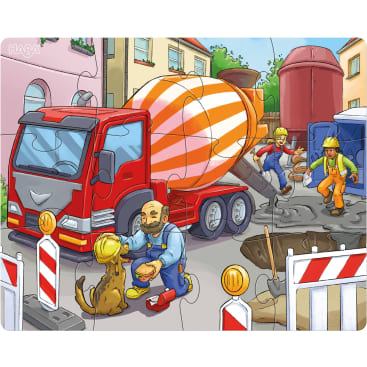 Puzzles Baustellenfahrzeuge