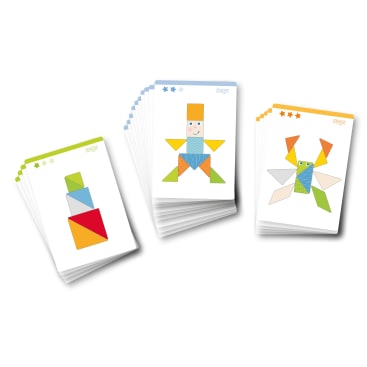 Legespiel Bunter Tangram-Mix
