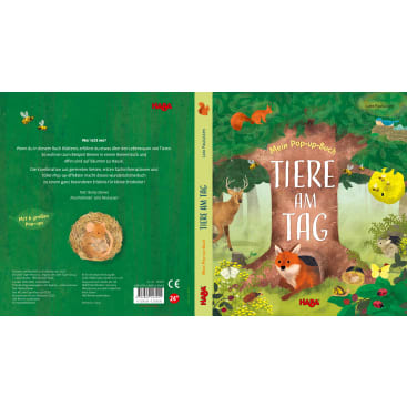 Mein Pop-up-Buch – Tiere am Tag