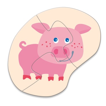 4 erste Puzzles – Bauernhof