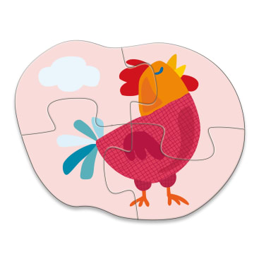 4 erste Puzzles – Bauernhof
