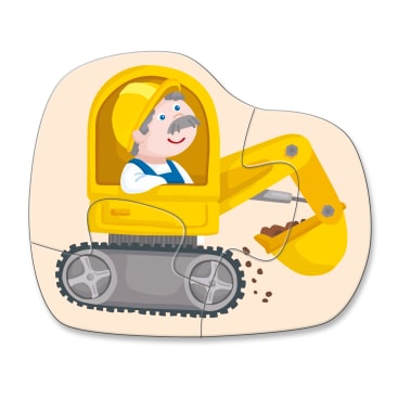 4 erste Puzzles – Baustelle