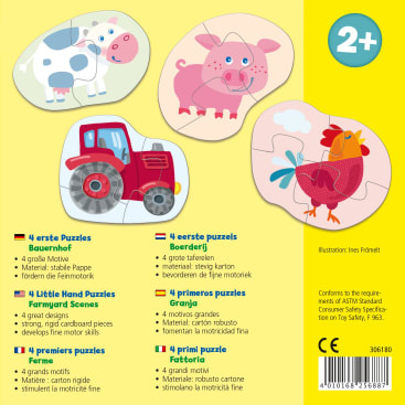 4 erste Puzzles – Bauernhof