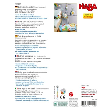 Babygeschenk-Set Regenbogenwelt