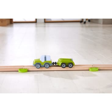 HABA Cars – Geländwagen mit Anhänger