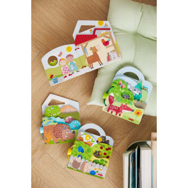 Holz-Babybuch Waldtiere