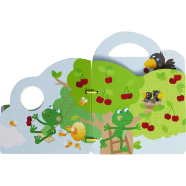 Holz-Babybuch Obstgarten
