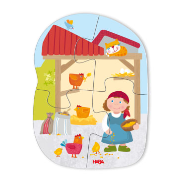 6 erste Puzzles – Bauernhof