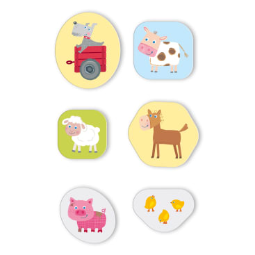 6 erste Puzzles – Bauernhof