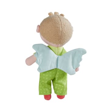 Schutzengelpuppe Lunis, 17 cm, Stoffpuppe mit Flügel