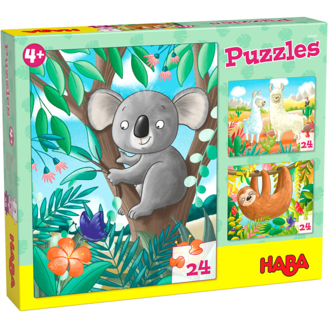 Puzzles Koala, paresseux, etc., 6SPA