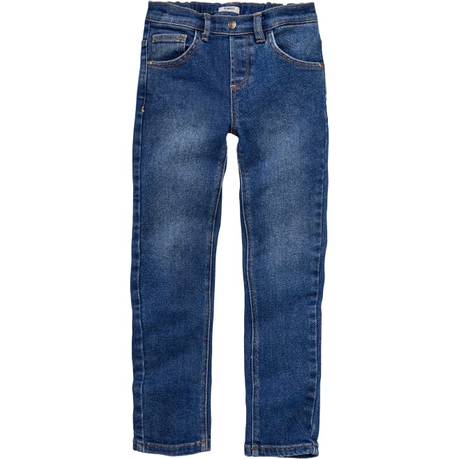 Jeans Basic  Rundumgumm, 104, blue denim