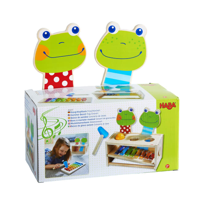 Klang-Klopfbank Froschkonzert