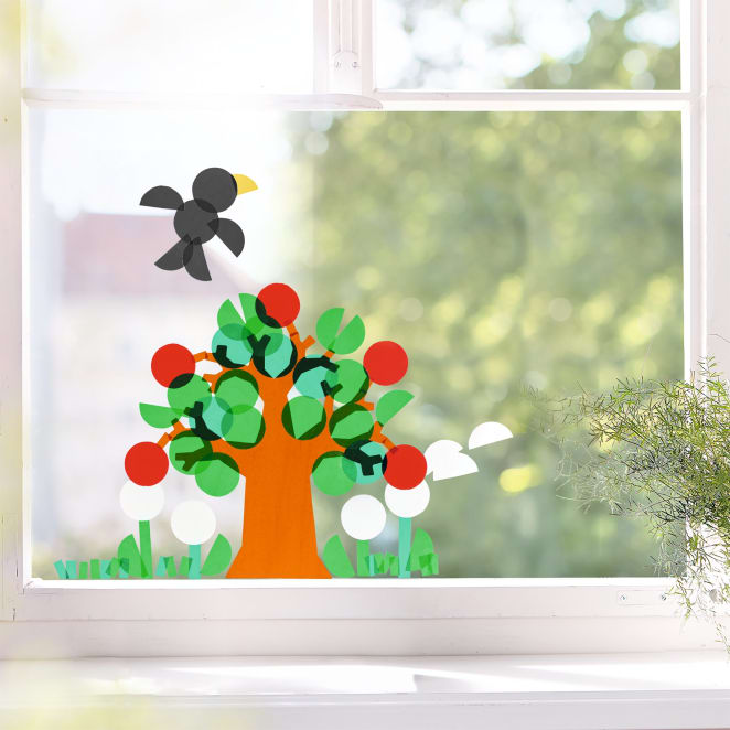 Sachenmacher – Fensterbild Jahreszeiten Bastelset