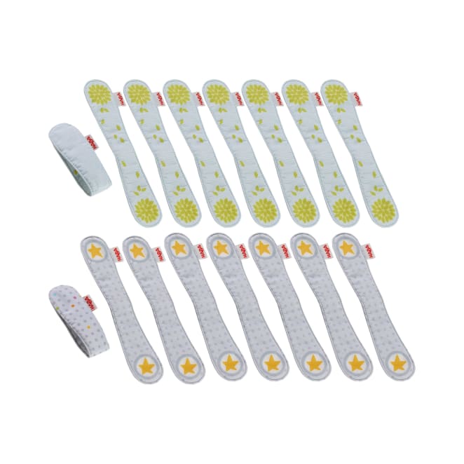 Magnetische Halteschlaufen für Kinderwagen, 16 Stück