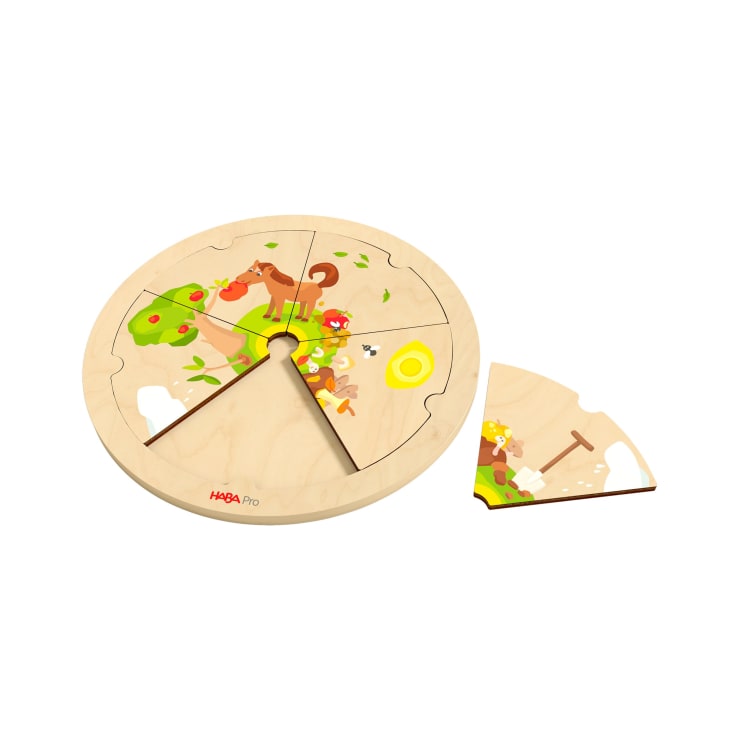 Puzzle-Set Kreisläufe Apfel