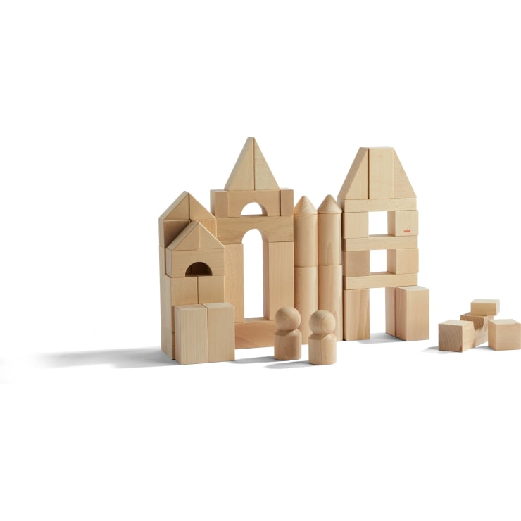 Basic Building Blocks Natural, Medium Set