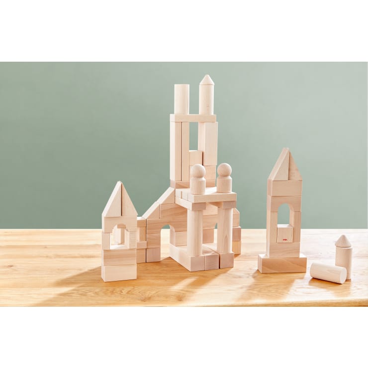 Basic Building Blocks Natural, Medium Set