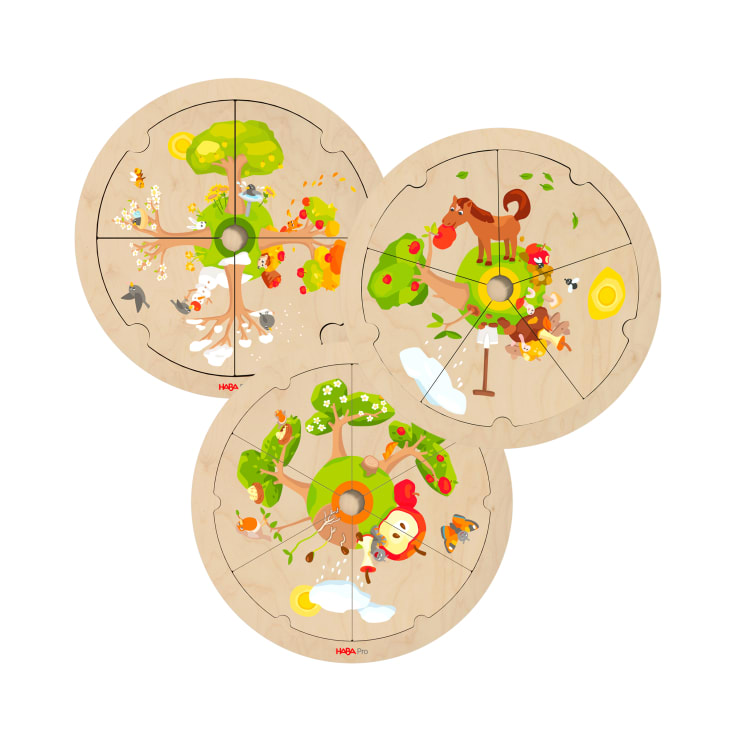 Puzzle-Set Kreisläufe Apfel