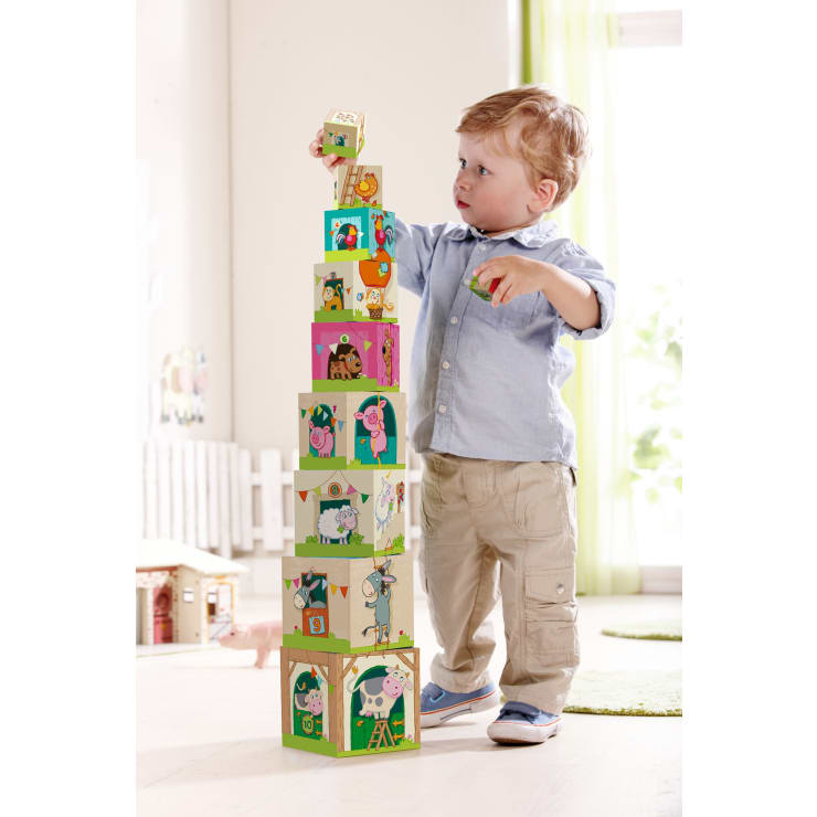 Stacking Cubes On the Farm