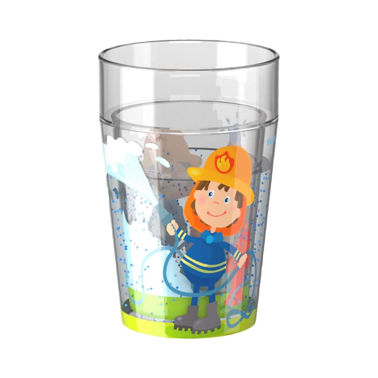Glitzerbecher Feuerwehr