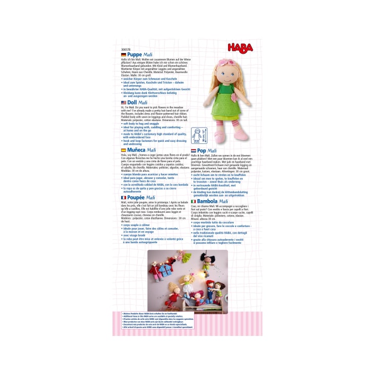Puppe Mali, 30 cm