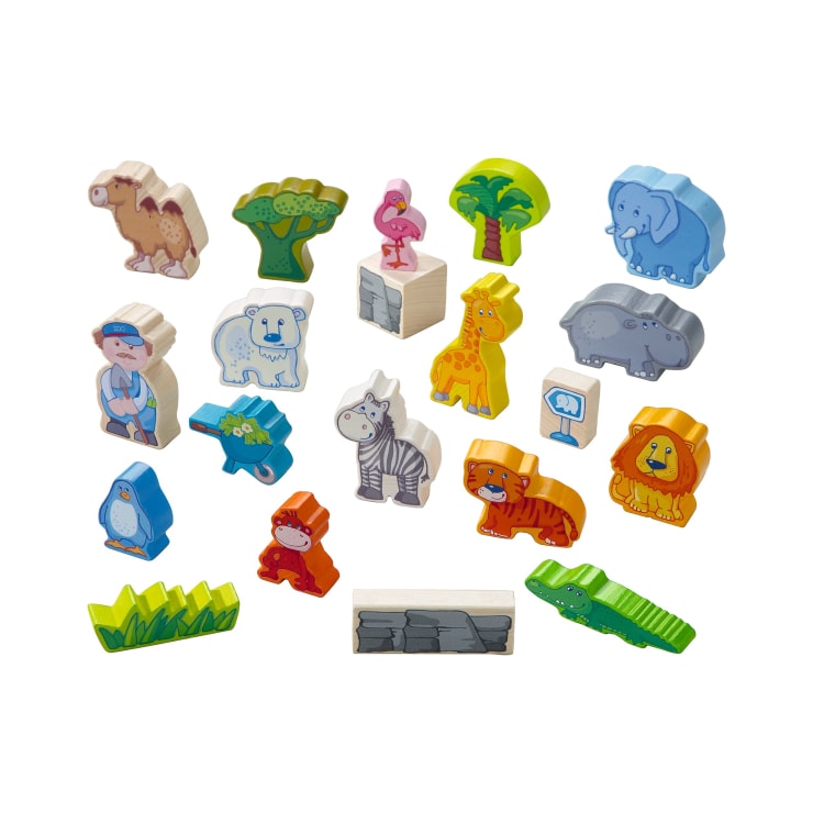 Großes Spielset Im Zoo