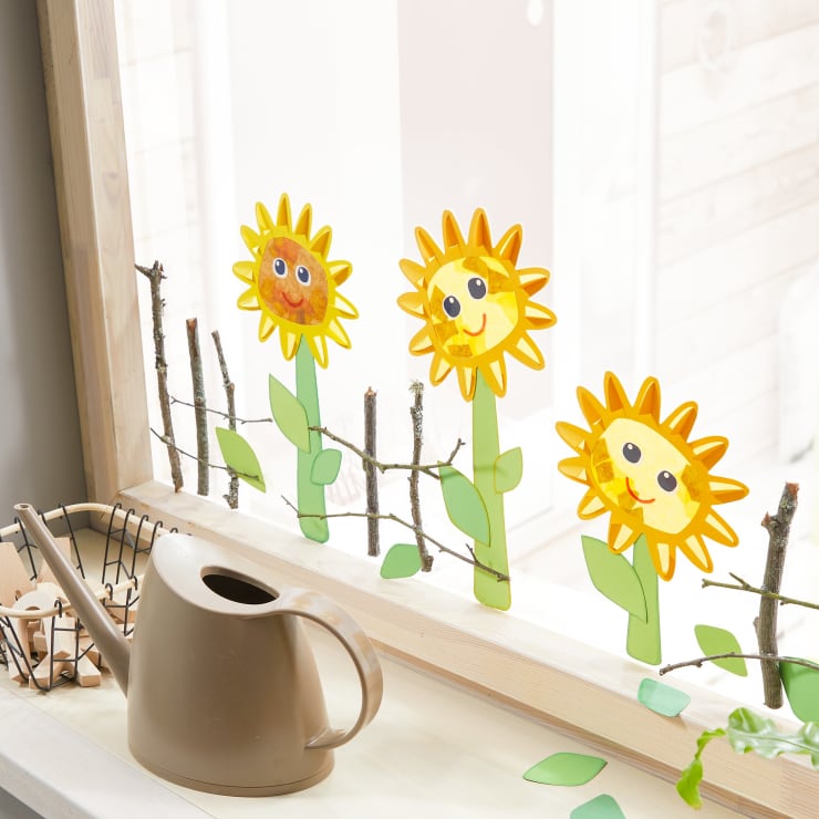Sachenmacher 3-D-Fensterbild Sonnenblume