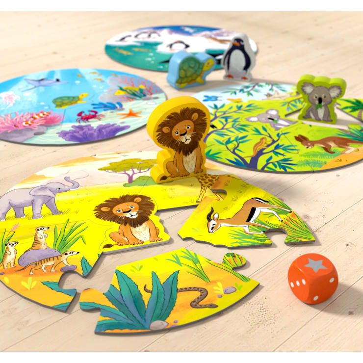 Game meets Puzzle – Wo leben Löwe & Co.?