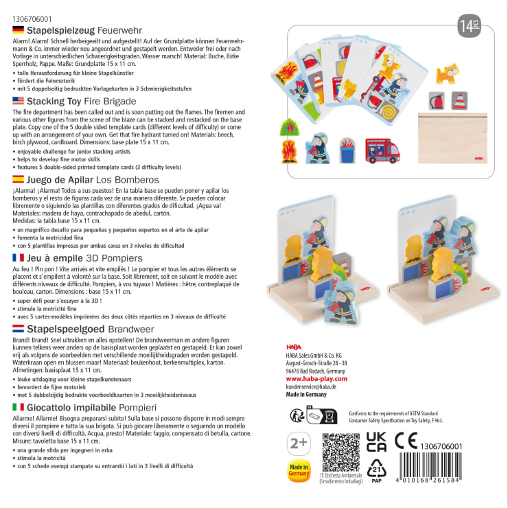 Stapelspielzeug Feuerwehr